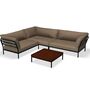 Houe Houe LEVEL 2 Kombination 05 - Outdoor Sofa Dark Grey, Ash Heritage 92