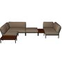 Houe Houe LEVEL Kombination 04 - Outdoor Sofa Dark Grey, Ash Heritage 92