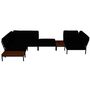 Houe Houe LEVEL Kombination 04 - Outdoor Sofa Dark Grey, Char Heritage 68