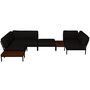 Houe Houe LEVEL Kombination 04 - Outdoor Sofa Dark Grey, Dark Grey Basic 98