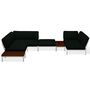 Houe Houe LEVEL Kombination 04 - Outdoor Sofa Muted White, Alpine Heritage 44