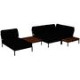 Houe Houe LEVEL Kombination 03 - Outdoor Sofa Dark Grey, Char Heritage 68