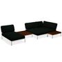 Houe Houe LEVEL Kombination 03 - Outdoor Sofa Muted White, Alpine Heritage 44