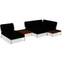 Houe Houe LEVEL Kombination 03 - Outdoor Sofa Muted White, Char Heritage 68
