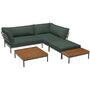 Houe Houe LEVEL 2 Kombination 02  - Outdoor Sofa Dark Grey, Alpine Heritage 44