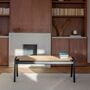 Gazzda_Bench-klupa-120x45-oak-lacquer-black-danish-cord-beige-0-5_Lifestyle