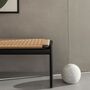 Gazzda_Bench-klupa-120x45-oak-lacquer-black-danish-cord-beige-0-5_Lifestyle_1