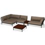Houe Houe LEVEL 2 Kombination 01- Outdoor Sofa Dark Grey, Ash Heritage 92