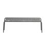 Petite Friture Gartenbank ohne Rückenlehne Week-end von Petite Friture 9005 - Black