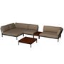 Houe Houe LEVEL Kombination 01- Outdoor Sofa  Dark Grey, Ash Heritage 92