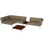 Houe Houe LEVEL Kombination 01- Outdoor Sofa  Muted White, Ash Heritage 92