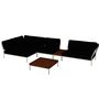 Houe Houe LEVEL Kombination 01- Outdoor Sofa  Muted White, Char Heritage 68