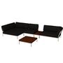 Houe Houe LEVEL Kombination 01- Outdoor Sofa  Muted White, Dark Grey Basic 98