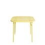 Petite Friture Quadratischer Tisch WEEK-END von Petite Friture 1016 - Yellow
