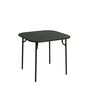 Petite Friture Quadratischer Tisch WEEK-END von Petite Friture 9005 - Black
