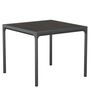 Houe Four Keramik Esstisch von Houe Dunkelgrau 70, L: 90 cm 