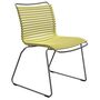 Houe 'Click' Stuhl mit niedriger Lehne, ohne Armlehne Lemon zest 45