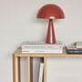 Hübsch  Mush Tischlampe Mini von Hübsch Rot