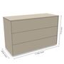 Müller Small Living Sideboard Kombination 12 Aventa von Müller Small Living Steingrau