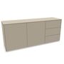 Müller Small Living Sideboard Kombination 9 Aventa von Müller Small Living Steingrau