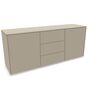 Müller Small Living Sideboard Kombination 5 Aventa von Müller Small Living Steingrau