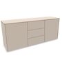 Müller Small Living Sideboard Kombination 5 Aventa von Müller Small Living Kaschmirgrau