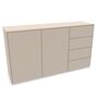 Müller Small Living Sideboard Kombination 4 Aventa von Müller Small Living Kaschmirgrau