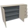 Müller Small Living Sideboard Kombination 4 Aventa von Müller Small Living Steingrau