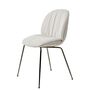 Gubi Polsterstuhl Beetle Soft von Gubi 001 - Limonta Reales, Schwarzes Chrom