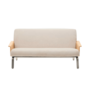 Kave Home Sofa Amsen von Kave Home B: 165 cm, Beige / Eichensperrholz 