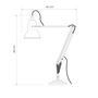 Anglepoise Schreibtischlampe Meesing 1227 von Anglepoise-1