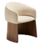Kave Home Stuhl Bosca von Kave Home Beige / Walnuss Finish