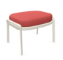 Emu Carousel Sitzpouf - 23 Mattweiß - 600/28 Korallenrot