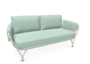 EMU 9046 Angel - 2-Sitzer Sofa - 23 Weiss - 600/02 Hexagon