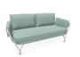 EMU 9046 Angel - 2-Sitzer Sofa - 23 Weiss - 600/17 Hellblau