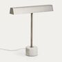 Kave_Home_Tischlampe_Lynor_Silber_Weiss_Marmor