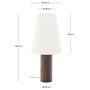 Kave_Home_Stehlampe_Marga_Dunkelbraun_Details