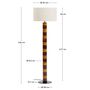Kave_Home_Stehlampe_Mavran_Multicolored_Dimensions