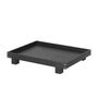 Ferm Living Holztablett Bon Wooden Von Ferm Living Small , Schwarz lackierte Eiche