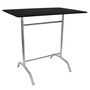 Manufakt Bättig Stehtisch Rechteckig 120 x 80 cm, RAL 9017 Schwarz