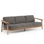 Twins Sofa 3-Sitzer -Teakholz von Emu