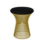Knoll International Hocker Platner von Knoll International   Hallingdal 190H Black , 18k Gold überzogen