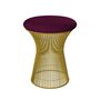 Knoll International Hocker Platner von Knoll International   Hallingdal 563H Dark Fuchsia , 18k Gold überzogen