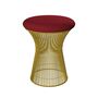 Knoll International Hocker Platner von Knoll International   Hallingdal 674H Red , 18k Gold überzogen