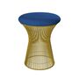 Knoll International Hocker Platner von Knoll International   Hallingdal 733H Light Blue , 18k Gold überzogen