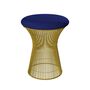 Knoll International Hocker Platner von Knoll International   Hallingdal 753H Navy Blue , 18k Gold überzogen