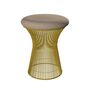 Knoll International Hocker Platner von Knoll International   Tonus 135T Sand , 18k Gold überzogen