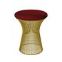 Knoll International Hocker Platner von Knoll International   Tonus 207T Dark Copper, 18k Gold überzogen