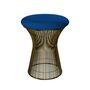 Knoll International Hocker Platner von Knoll International   Tonus 129T Bright Azure , Metallische Bronze