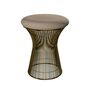 Knoll International Hocker Platner von Knoll International   Tonus 135T Sand , Metallische Bronze